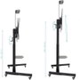 Tooq Aquiles Soporte de Suelo con Ruedas para Pantallas 60''-100'' Negro
